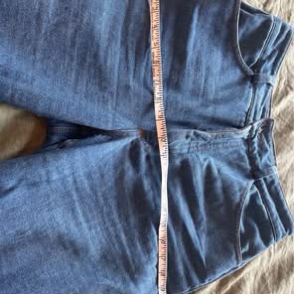 Stylish Blue Wide-Leg Pants - Picture 4 of 8